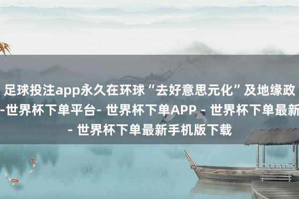 足球投注app永久在环球“去好意思元化”及地缘政事风险之下-世界杯下单平台- 世界杯下单APP - 世界杯下单最新手机版下载