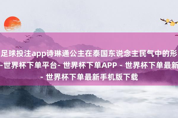 足球投注app诗琳通公主在泰国东说念主民气中的形象更为上流-世界杯下单平台- 世界杯下单APP - 世界杯下单最新手机版下载